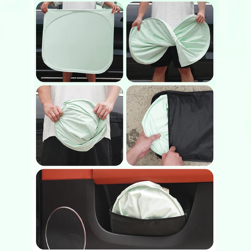 SEAMETAL Car Windshield Sunshade Summer Cooling Heat Shield Windscreen Sun/UV Protection Cover Universal for Sedan/Suv/Truck