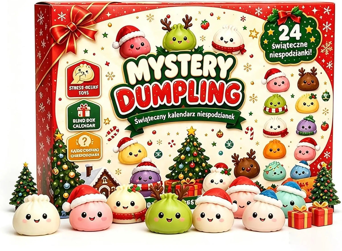 Christmas Squishy Fidget Advent Calendar – 24-Day Sensory Countdown Gift
