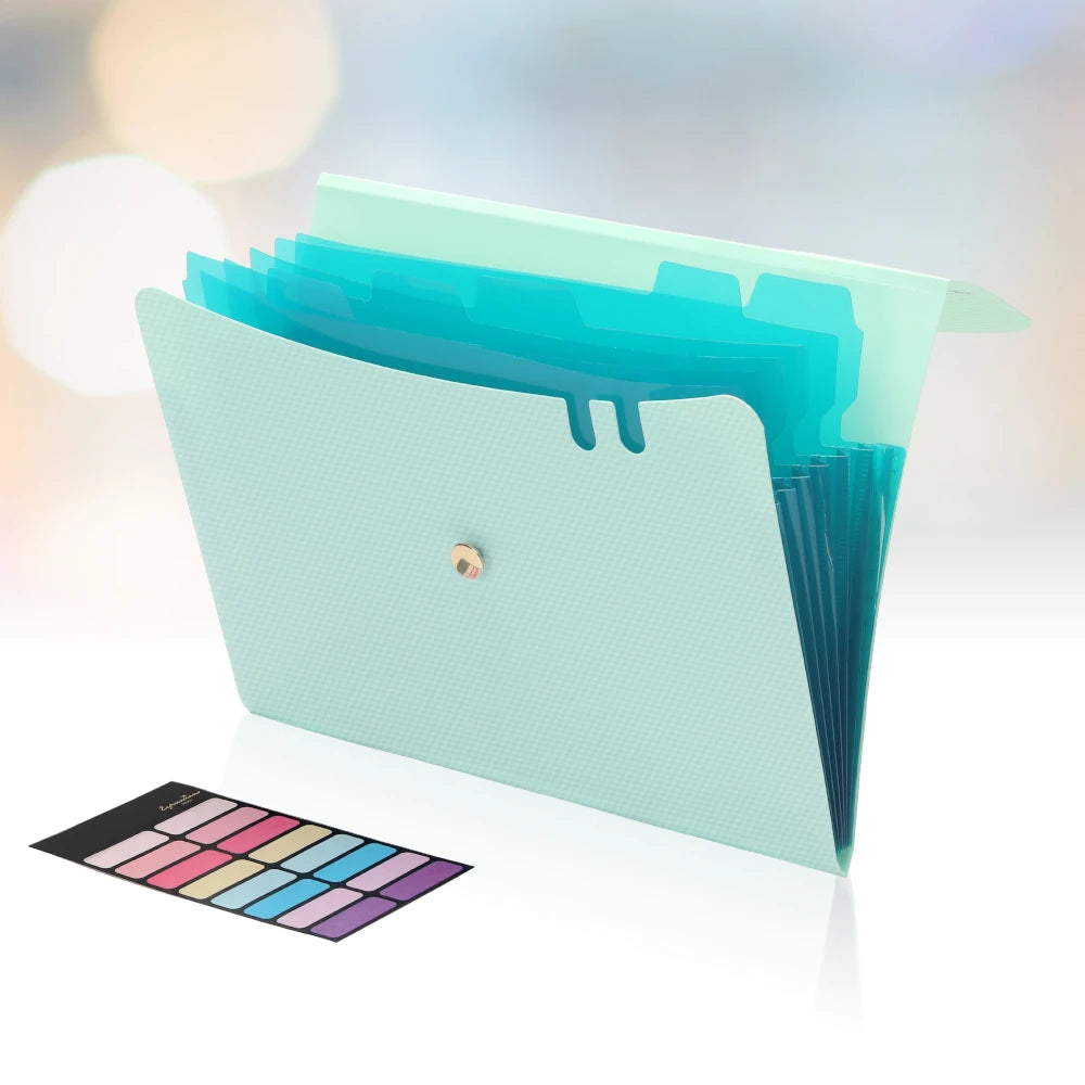 Expanding File Folders, A4 Size Accordion File Organizer, 7 Pockets Folders for Documents, for School Office Supplies
