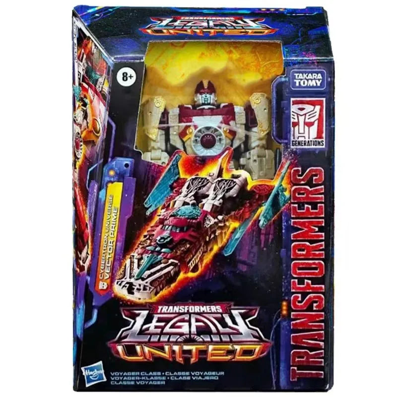 In Stock Hasbro Transformers Toy Legacy United Vector Prime Models Anime Movie Toys Robots Action Figures Gifts Hobbies