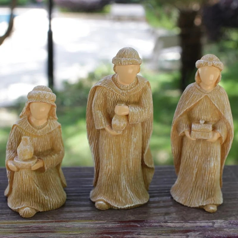 Christmas Nativity Set – Decorative Figurine Ornaments for Home & Gifts