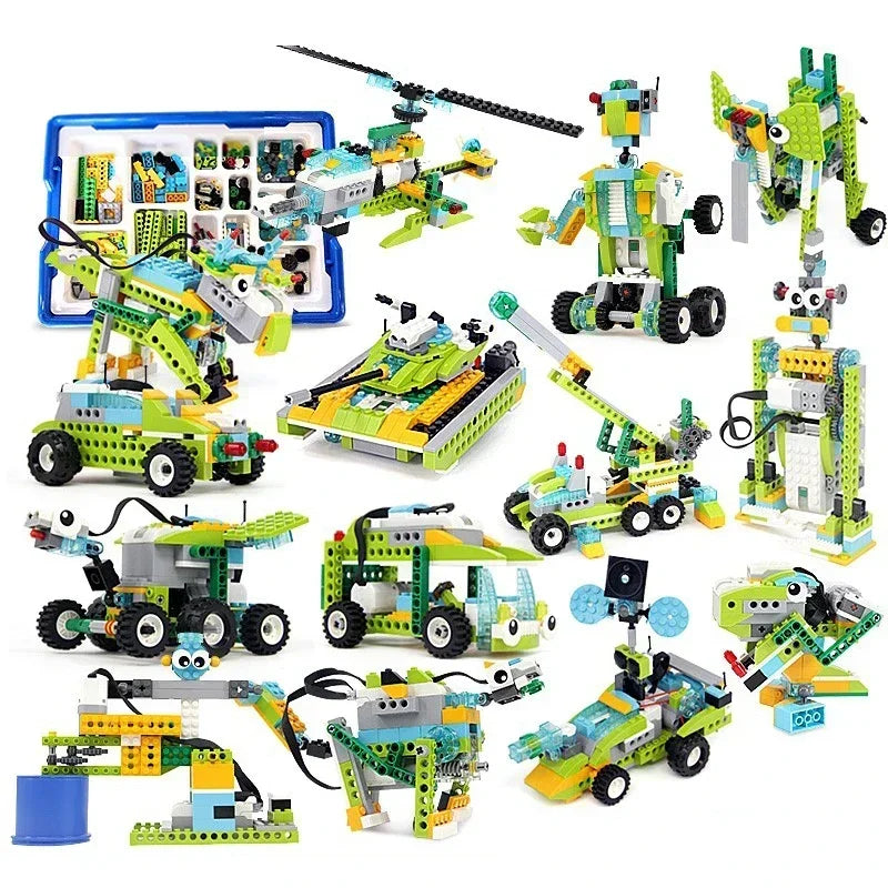 Wedo 2.0 Program Brick STEM Robot Toys - Educational Assembly Building Blocks Play Set for Science And Engineering Learning