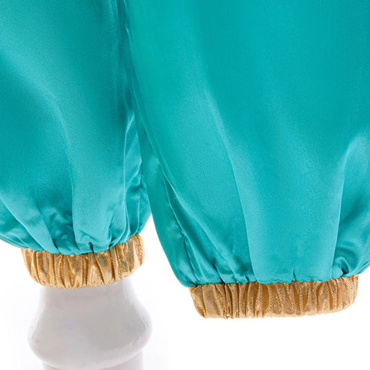 Jasmine Halloween Princess Costume Kids Cosplay Carnival Vestidos Girls Birthday Clothes Children Stage Performance Outfits