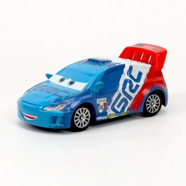 Disney Pixar Cars Toys racing Lightning McQueen Jackson Storm The King Mater 1:55 Diecast Metal Alloy Model Car Kid Gift