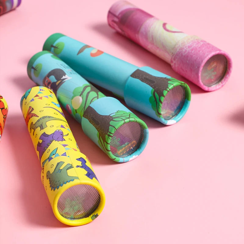 6Pcs Classic Kaleidoscopes Educational Toys Kids Birthday Party Favor Classroom Prizes School Return Gifts Goodie Fillers