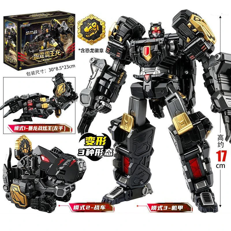 MiniForce Dinoid Warrior Transformation Robot Dinosaur Model REX KAISER Combine Mini Force Deformation Headbot Giganoto Dino Toy