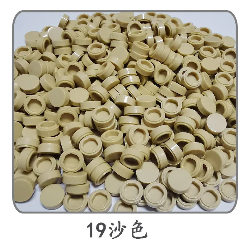 500pcs 1x1 Round  98138 Pixel Art Remix Building Block Toy Mosaic Drawing Series