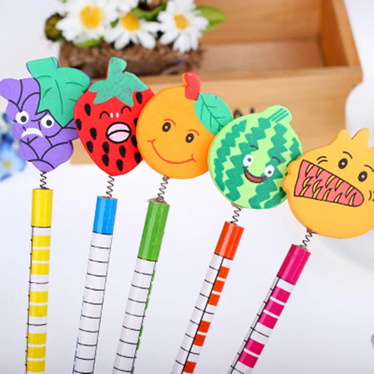 20pcs  Animal Spring Pencil Students Writing Pencils Children Toys Stationery Gifts Party Gift  Birthday Wedding Festival
