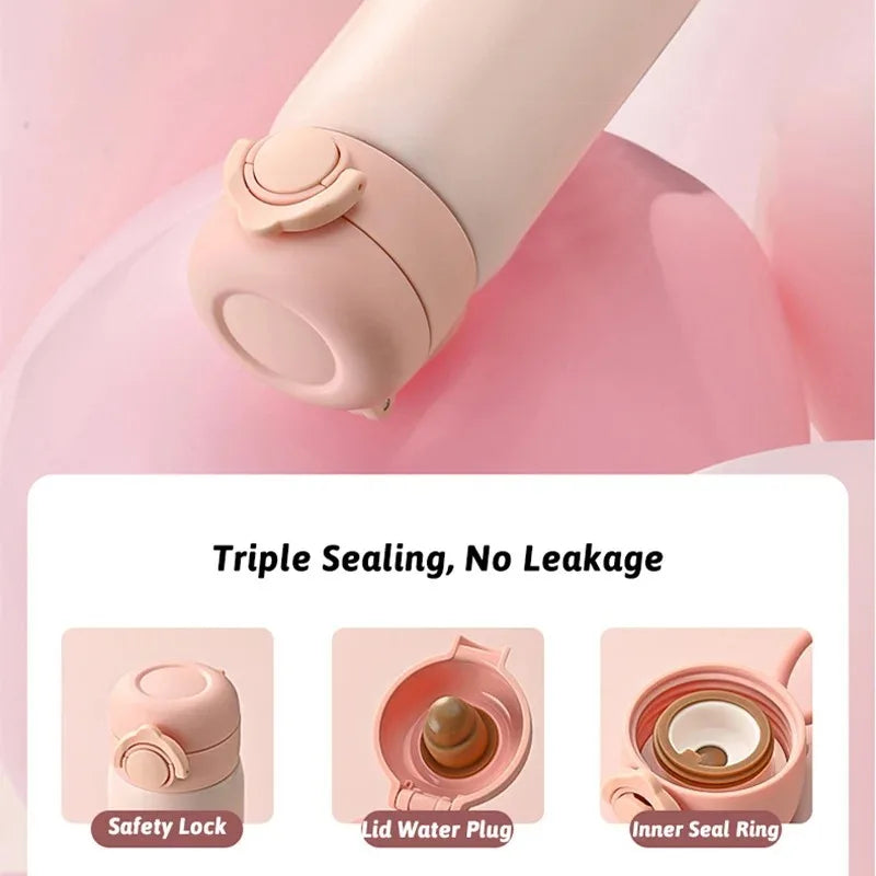 500ML Thermos Bottle Vacuum Flasks Tumbler 304 Stainless Steel Thermal Water Bottle Keep Hot And Cold Insulated Cup Drinkware