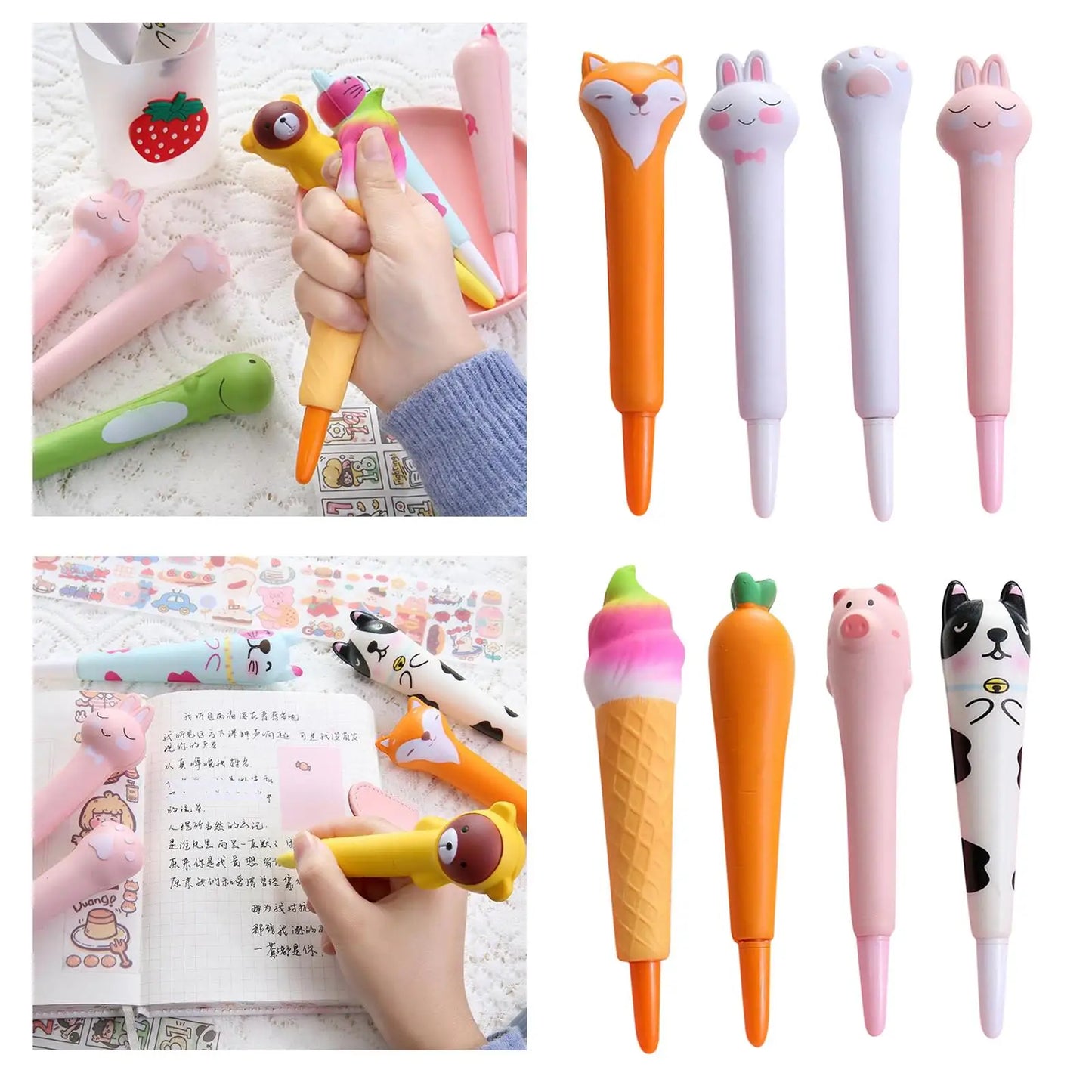 Fancy Pencil Fidget Topper Stress Relief Pen Pretty Pens to Write for Children and Learning Environments
