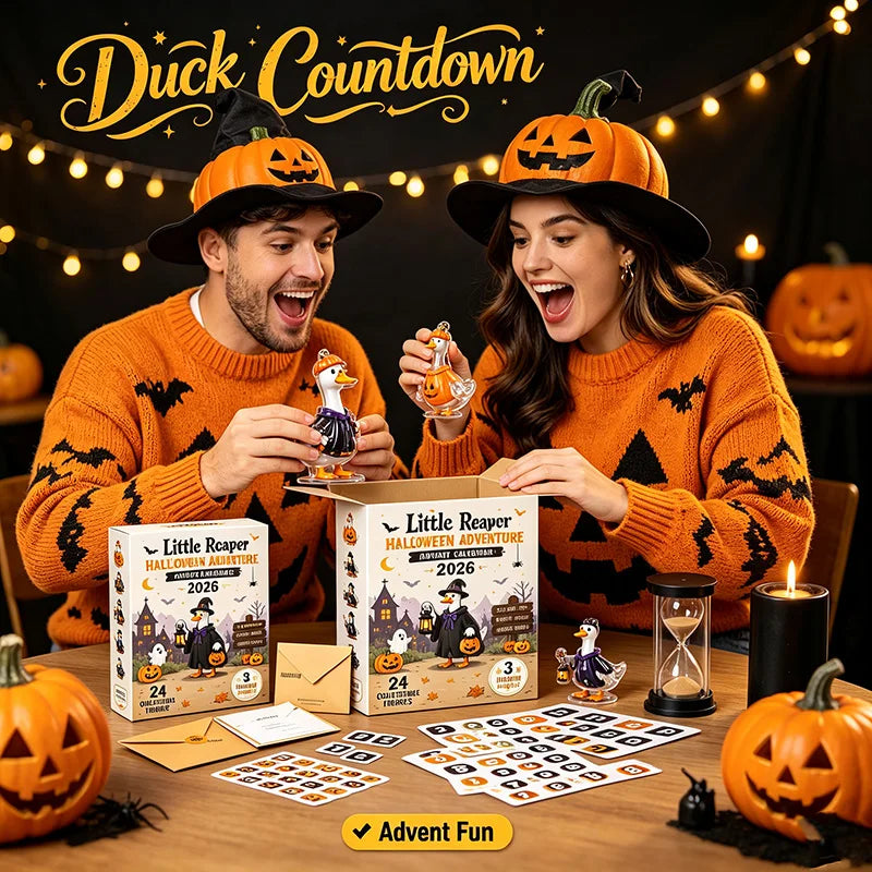 2027NEW Halloween Ghost Advent Calendar 24-Day Halloween Countdown Calendar with 2D Ghost Hanging Ornaments, Horror Calendars
