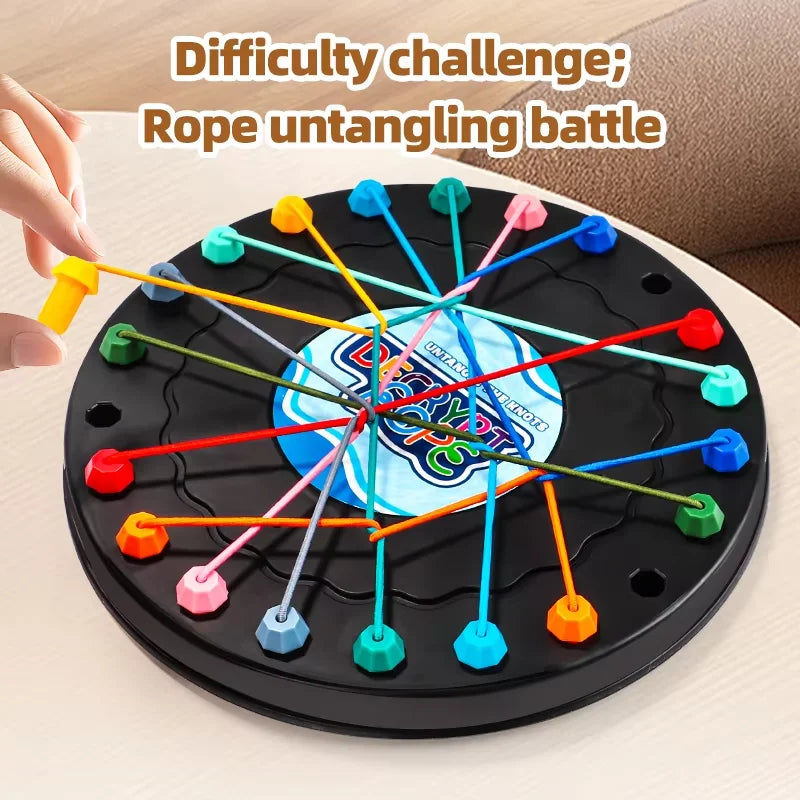 Rope Unraveling ChallengeA Board Game for Kids Enhances Logical Thinking Develops Concentration Perfect for  Interaction