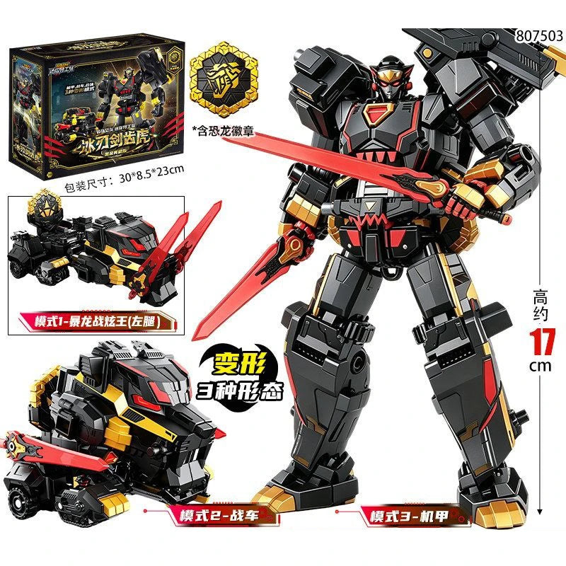 MiniForce Penta X Ranger Transformation Robot BLACK REX KAISER Model Mini Force Deformation Combiner Action Figure Toys Gift