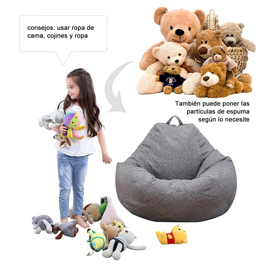 Large Bean Bag Chair Sofa Cover Comfortable Outdoor Lazy Seat Bag Couch Cover without Filler for Adults Kids Tatami Chairs Cover
