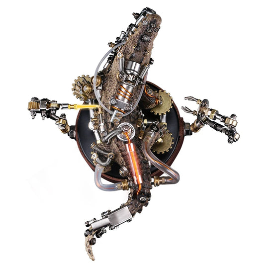 3D Metal Puzzle Animal Model Kit DIY Mechanical Shark Dinosaur Model Toy DIY