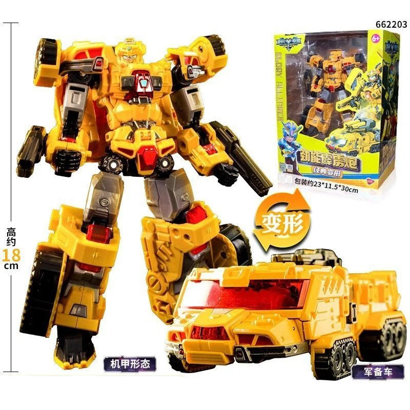 Glory Alliance 5 Transformation Robot Action Figure Deformation Machine Mecha PENTATRON Model Blue Cars Bot Toys For Gift