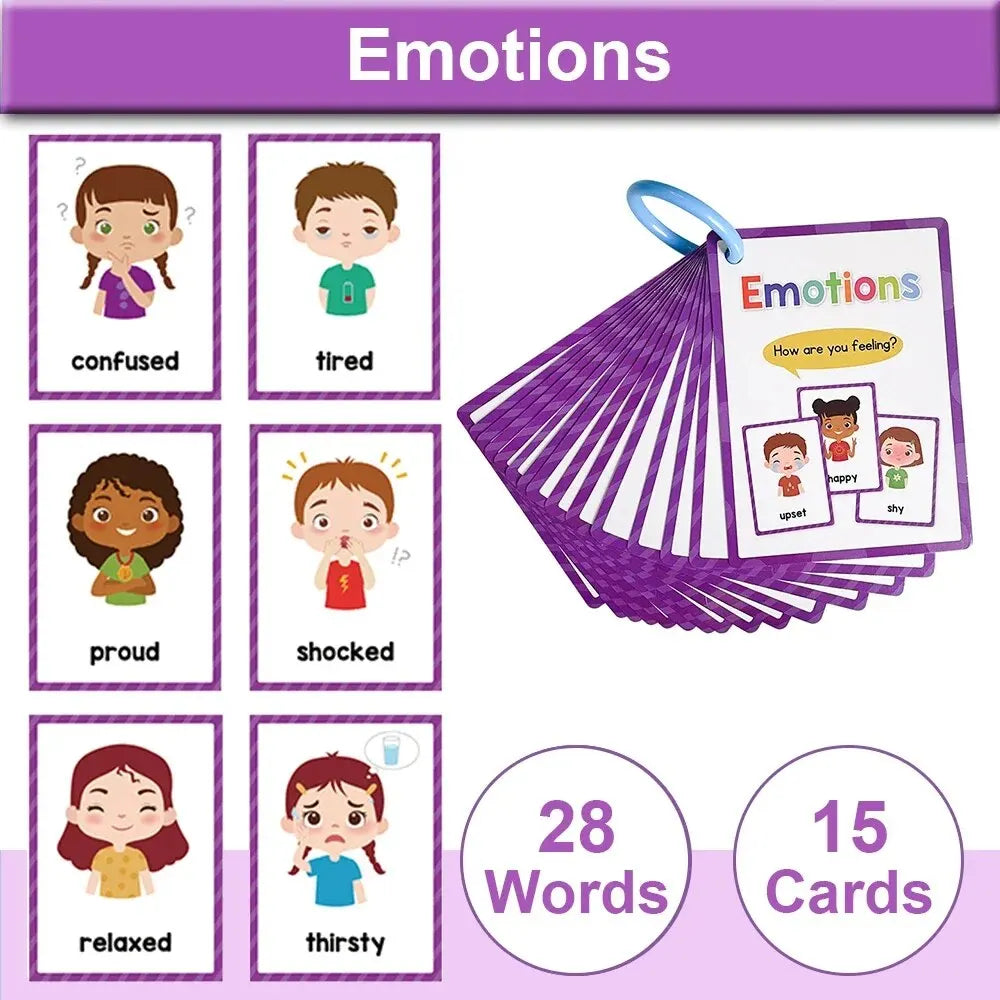 Montessori Kids Learning English Words Cards Kindergarten Teacher Early Education Teaching Aids Vocabulary Classroom Supplies