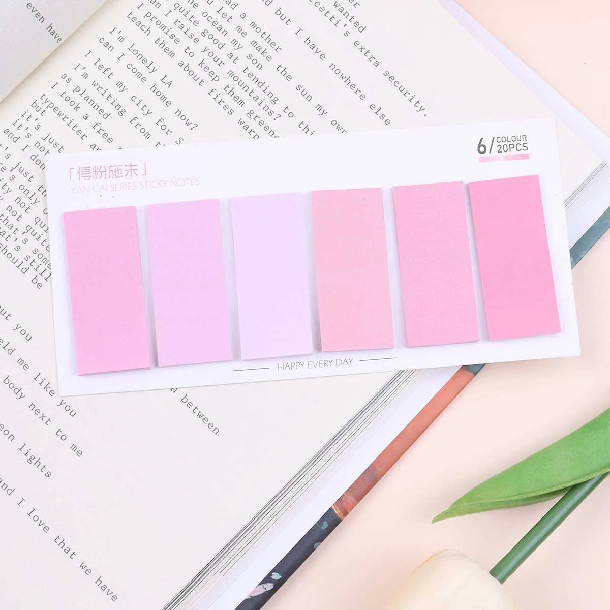 120 Sheets Sticky Notes with Ruler for Index Tabs Page Markers To Do List Planners Posted It School Office Stationery Supplies