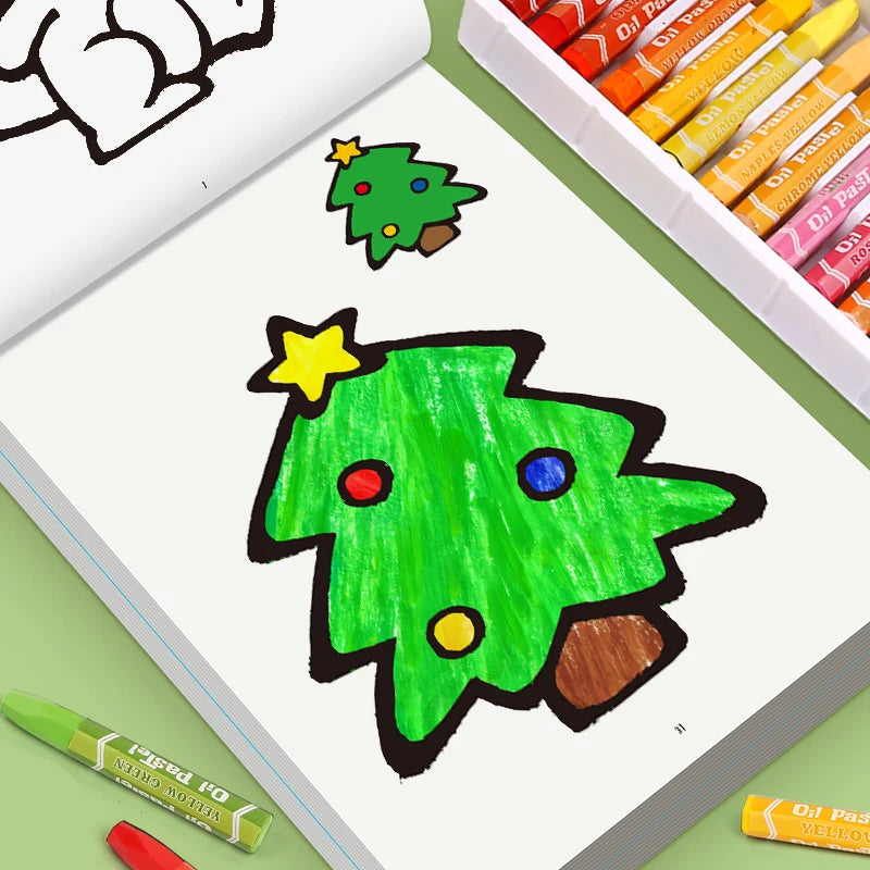 Children's Coloring Book - 32 Pages Fun Educational Activity Book for Kids, Drawing & Learning