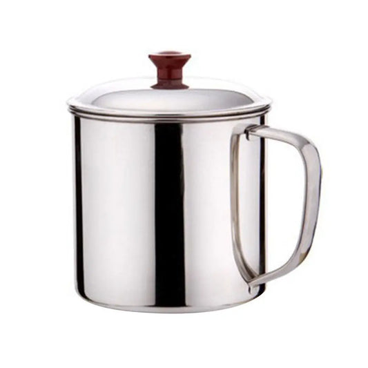 Portable Stainless Steel Tea Drinking Metal Tumbler Pint Cup Camping Coffee Mug Camping Outdoor