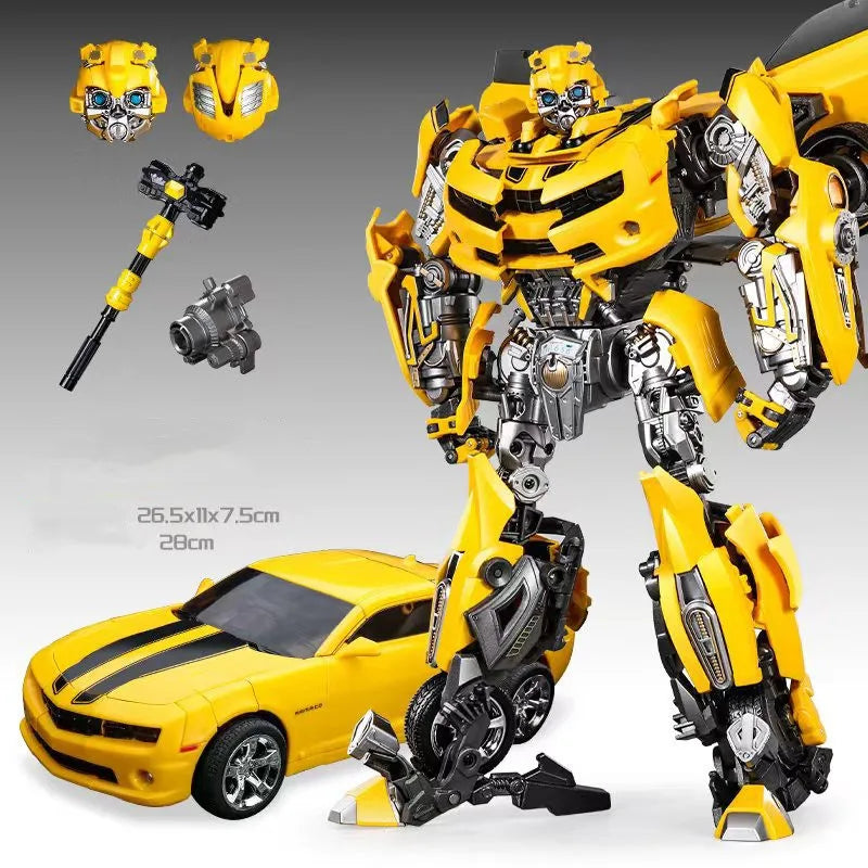 30cm Transformation Megatron Bumblebee Deformation Movie G1 Anime Figure Action Figure Alloy Robot Mode Toys Gifts