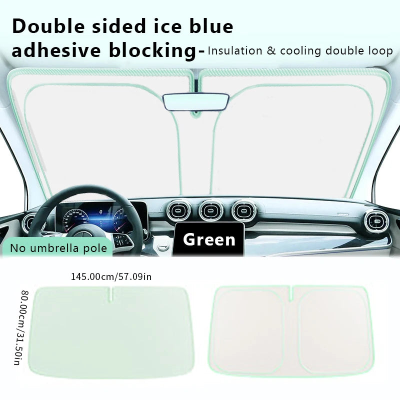 SEAMETAL Car Windshield Sunshade Summer Cooling Heat Shield Windscreen Sun/UV Protection Cover Universal for Sedan/Suv/Truck