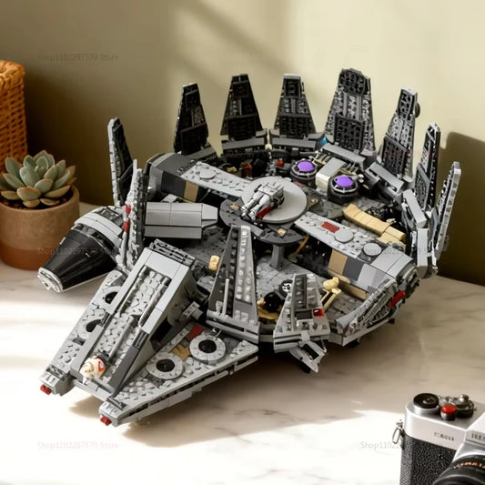 1381Pcs Advanced Spaceship Building Blocks Set Creative Toy for Kids Adults Educational DIY Model Kit Birthday Gifts Collectible