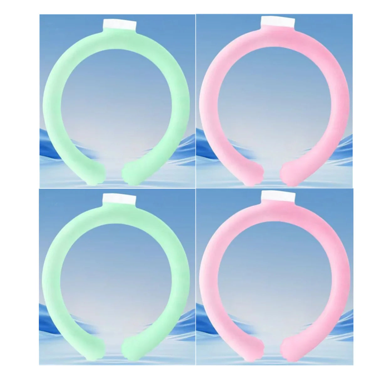Summer Neck Cooling Ring Outdoor Running Fitness Fishing Cycling Travel Cool Neck Ring Portable Outdoor Cooling Accessories