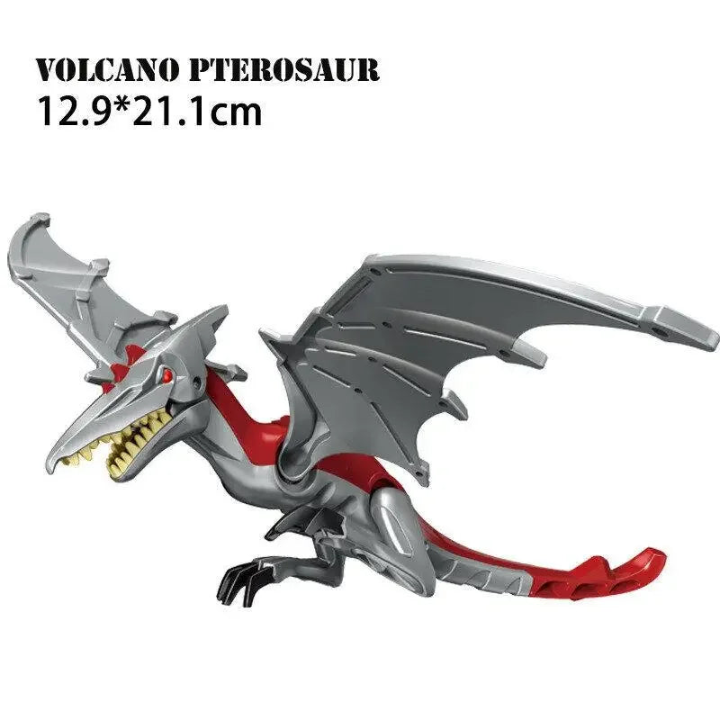 Jurassic World Brutal Raptor Building Blocks Dinosaur Model Tyrannosaurus Indominus T-Rex Assemble Educational Toy For Kids Gift