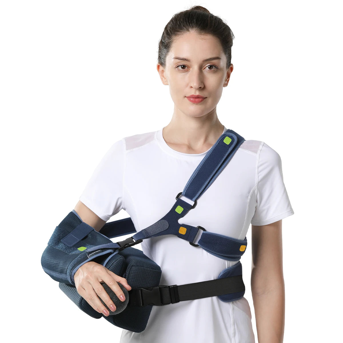 VELPEAU Shoulder Abduction Sling for Arm Injury, Rotator Cuff Surgery and Fracture, Shoulder Immobilizer with Removable Pillow