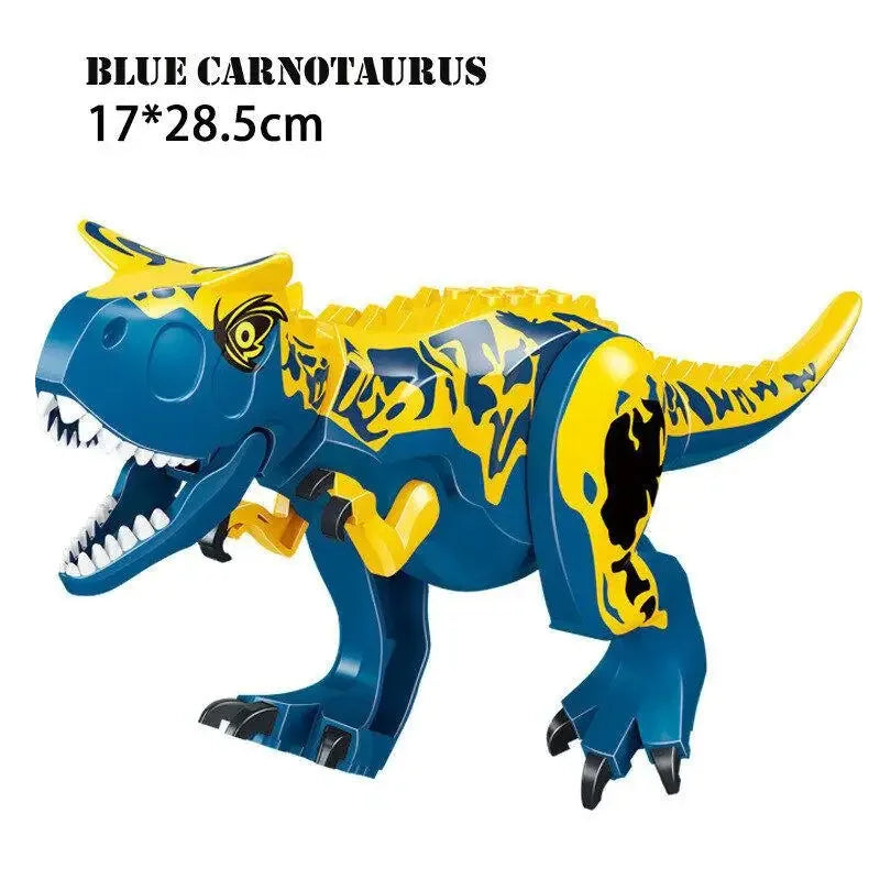 Jurassic World Brutal Raptor Building Blocks Dinosaur Model Tyrannosaurus Indominus T-Rex Assemble Educational Toy For Kids Gift