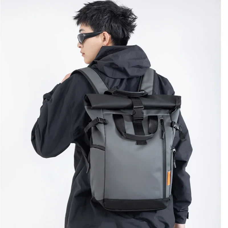 Unisex Fashionable Minimalist Large Capacity Waterproof Backpack Portable College School Bag Trendy Designer Backpack for Men