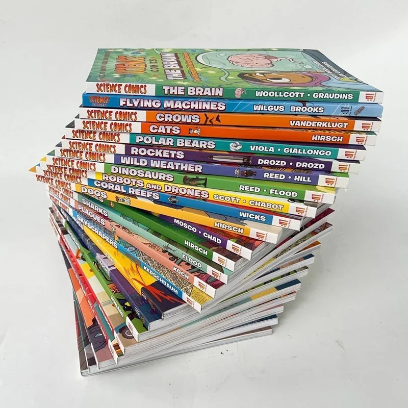 New 30 volume Science Comics Children's exploration of cognitive STEM Natural Science Popularization Libros