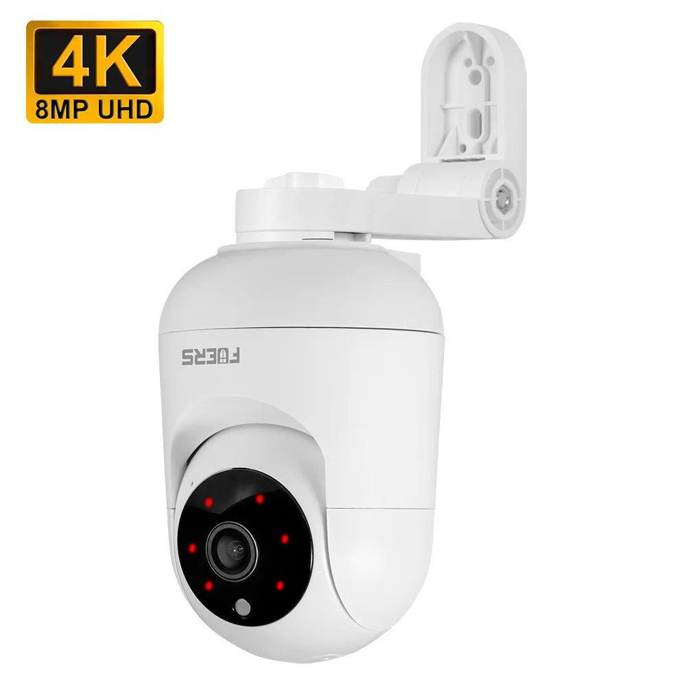 FUERS 4K 8MP WiFi IP Pet Camera Dog Camera Tuya Smart Home Security Wireless Surveillance Camera Baby Monitor Mini Cam