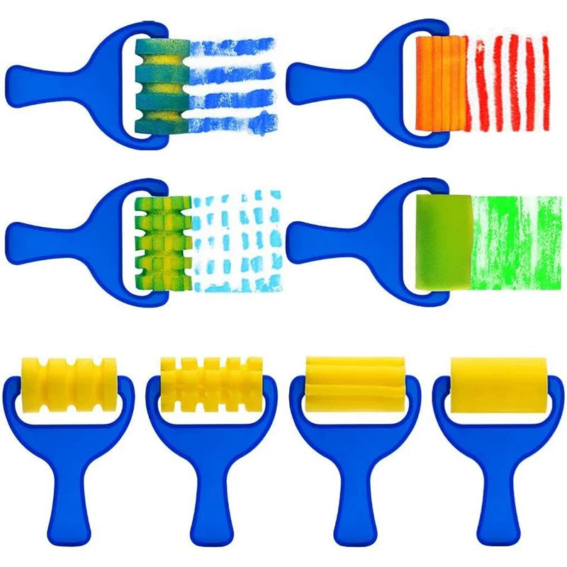 Painting Sponge Brush Art Craft Halloween Drawing Graffiti Tools Office Culture Educational Supplies Roller Seal Stamps TMZ