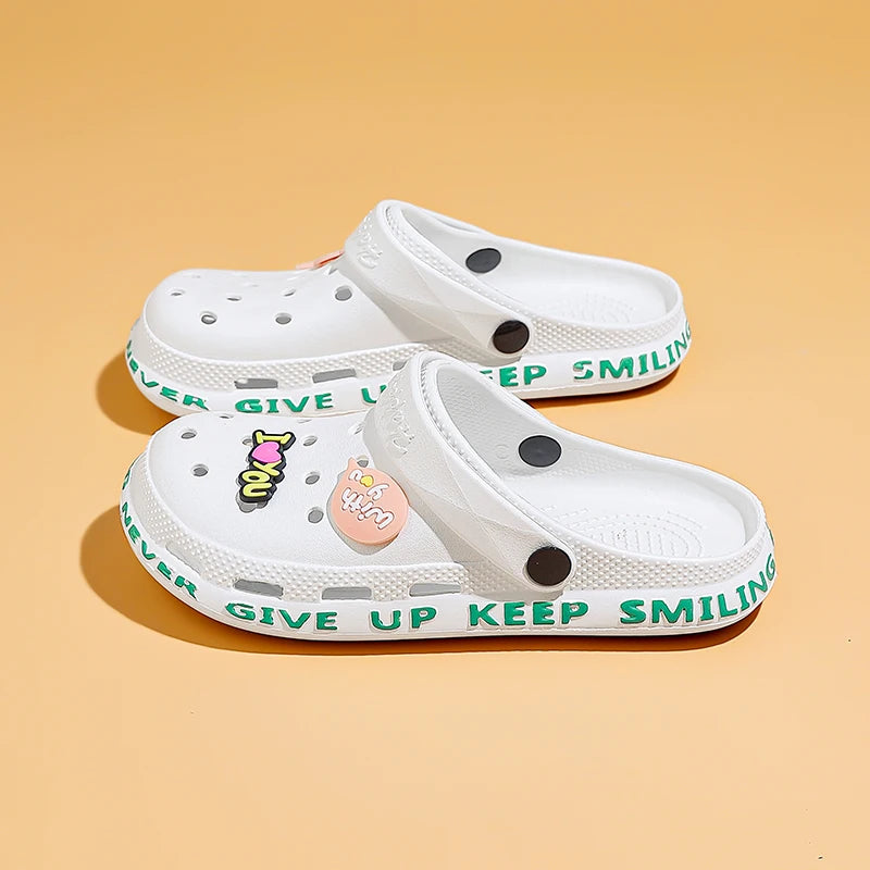 Summer Women Casual Jelly Shoes Sandals Women's Sandals Pink Lady Girl Sandals Hollow Out Mesh Flats Beach Flats Sandals