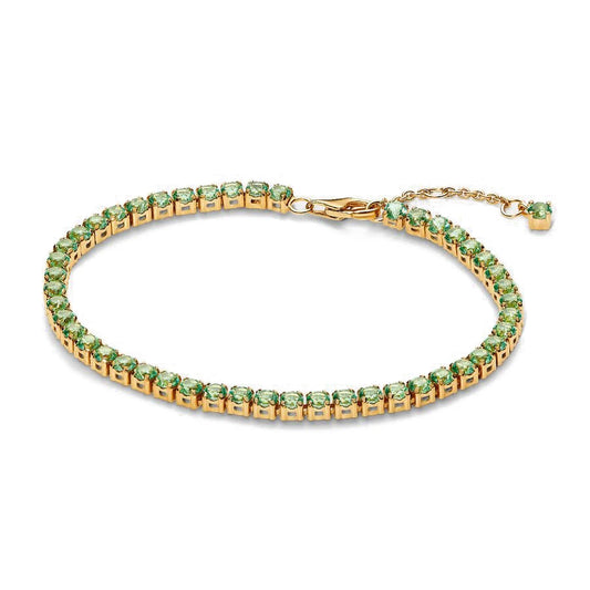 S925 Sterling Silver Zircon Bracelet Adjustable Colorful Tennis Bracelet for Women Fashion Cubic Zirconia Jewelry Party Gift
