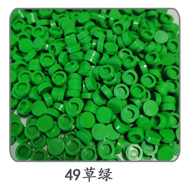 500pcs 1x1 Round  98138 Pixel Art Remix Building Block Toy Mosaic Drawing Series