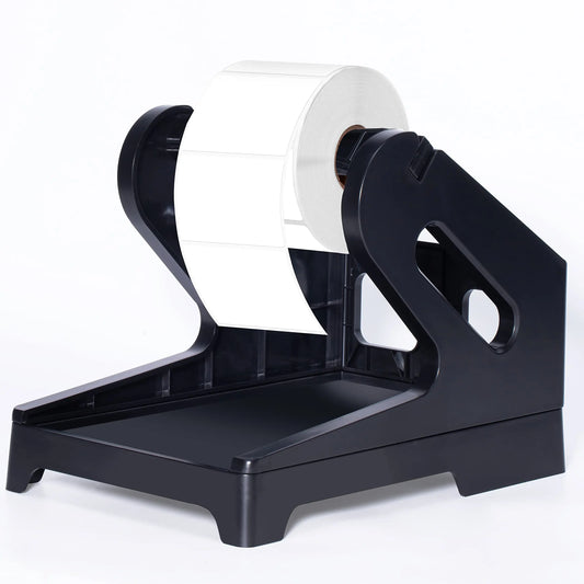Phomemo Label Holder Thermal Label Holder for Rolls and Fanfold Labels Shipping Label Stand Desktop Printer Accessory Supplies