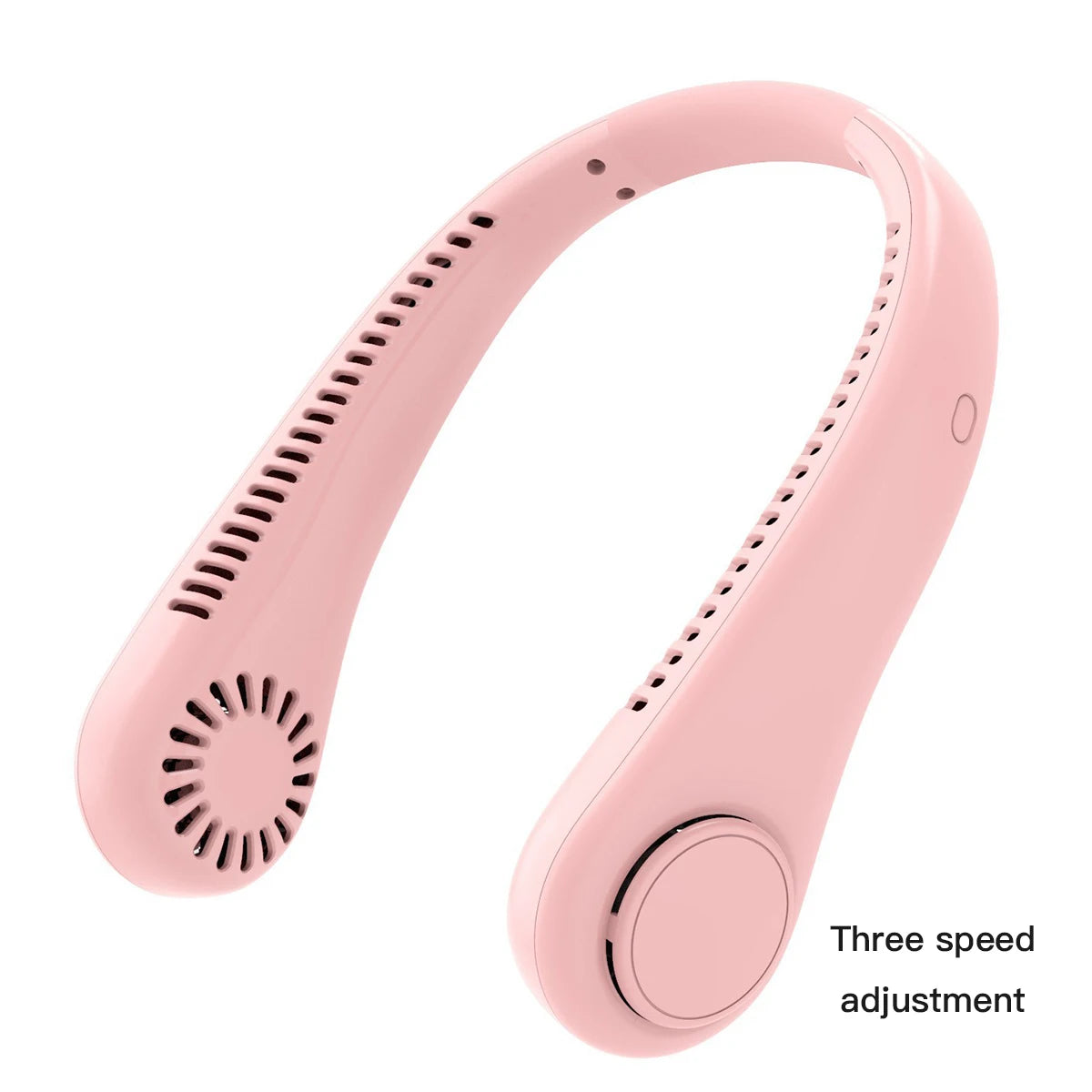 New Summer Portable Mini Hanging Neck Fan Bladeless Neckband Fan Digital Display Power Air Cooler USB Rechargeable Electric Fans