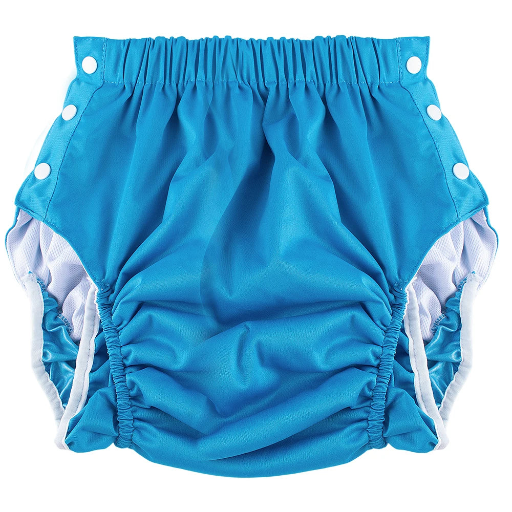 1pc Cooling Liner Reusable Underwear Washable Reusable Cloth Nappies Inner Opening Design Adult Cloth Diapers for Summer