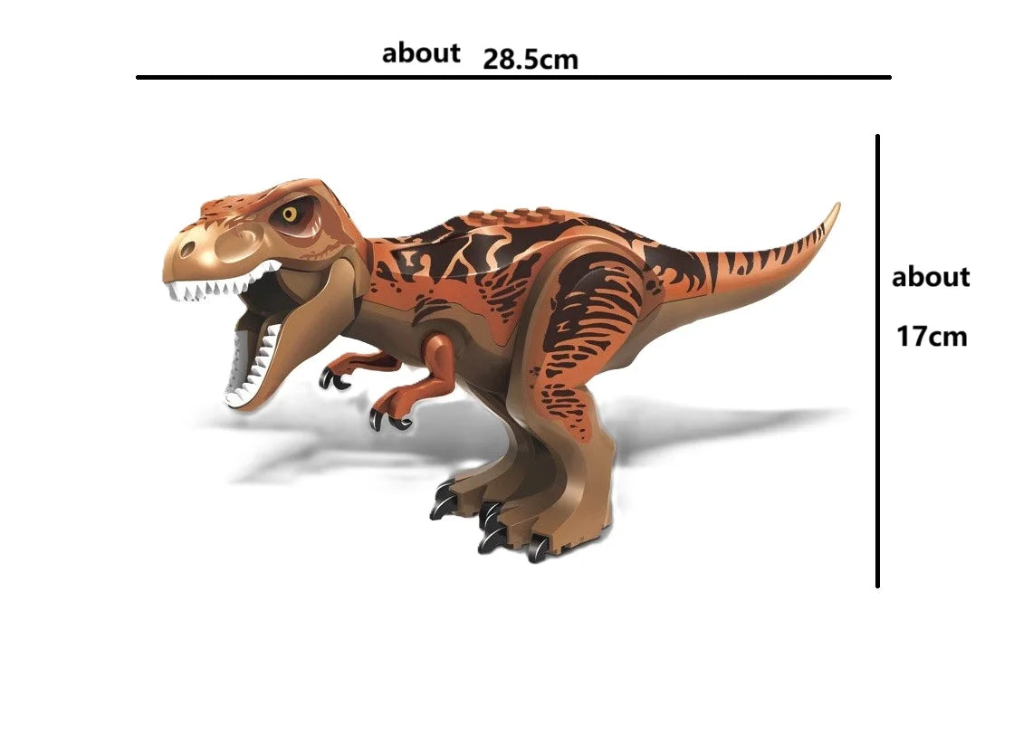 Jurassic Tyrannosaurus Rex Spine Predator Spinosaurus DIY Dinosaur building block Educational Toy gift STEM Learning for kids