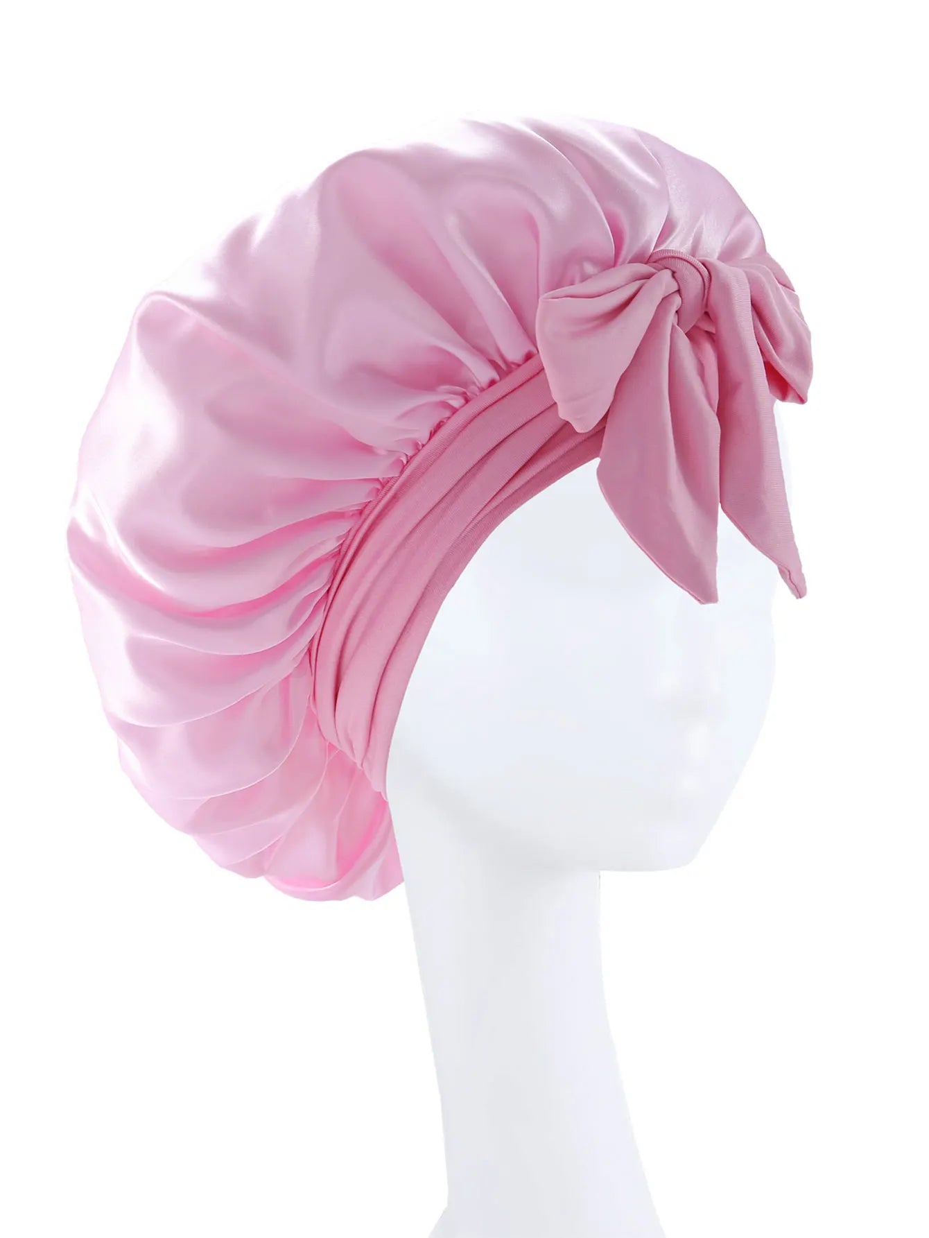 Silk Bonnet for Sleeping Women Satin Bonnet Hair Bonnet night sleep cap scarf wrap for curly hair With Tie Band for Curly Ha
