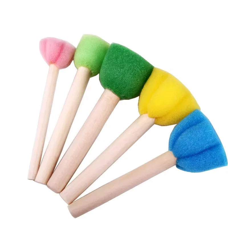 Painting Sponge Brush Art Craft Halloween Drawing Graffiti Tools Office Culture Educational Supplies Roller Seal Stamps TMZ