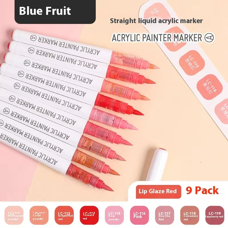 Acrylic Marker Set – Soft Brush Tip Paint Pens in Themed Colors, 9–45 Colors