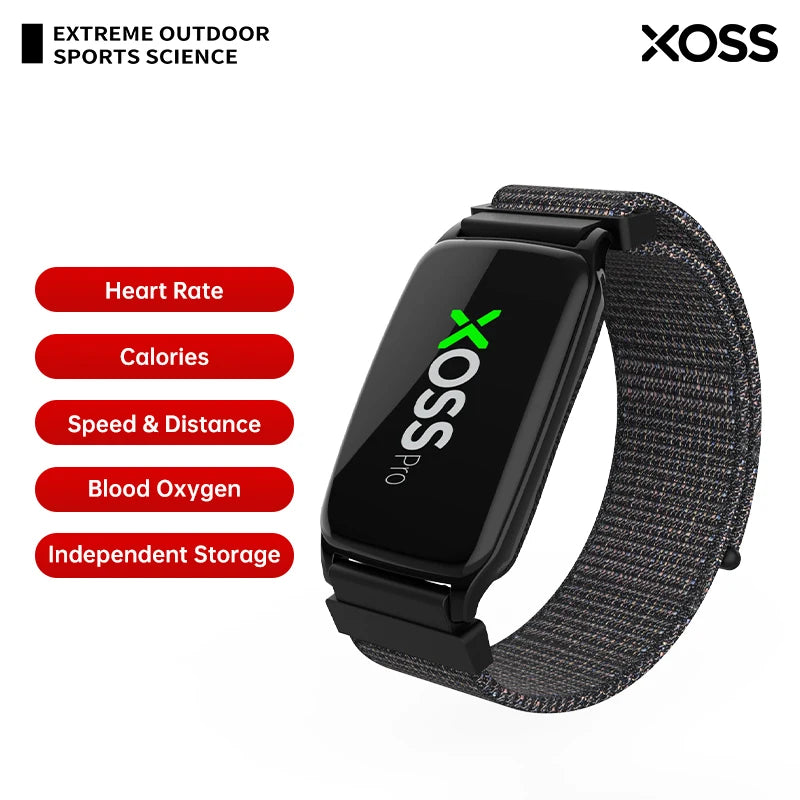 XOSS X2 Pro Heart Rate Sensor Independent Record Chest Strap HRM Monitor Bluetooth ANT+ Health Fitness Smart Bicycle Sensor