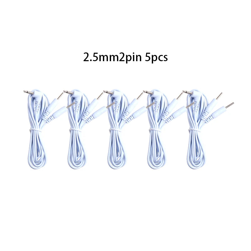 2 -Pin /4-Pin electrode wire for Machine Massager Electrode Pads Standard Connection Massage Leads for TENS Unit