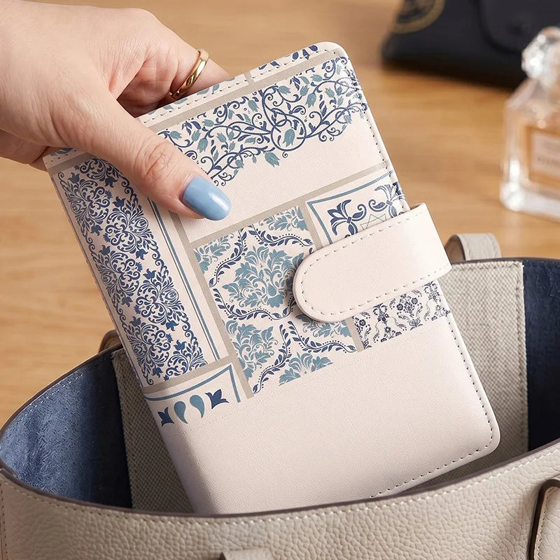 A6 Retro Splice Money Budget Planner Binder Zipper EnvelopesCash Envelopes For Budgeting Money Organizer Binder