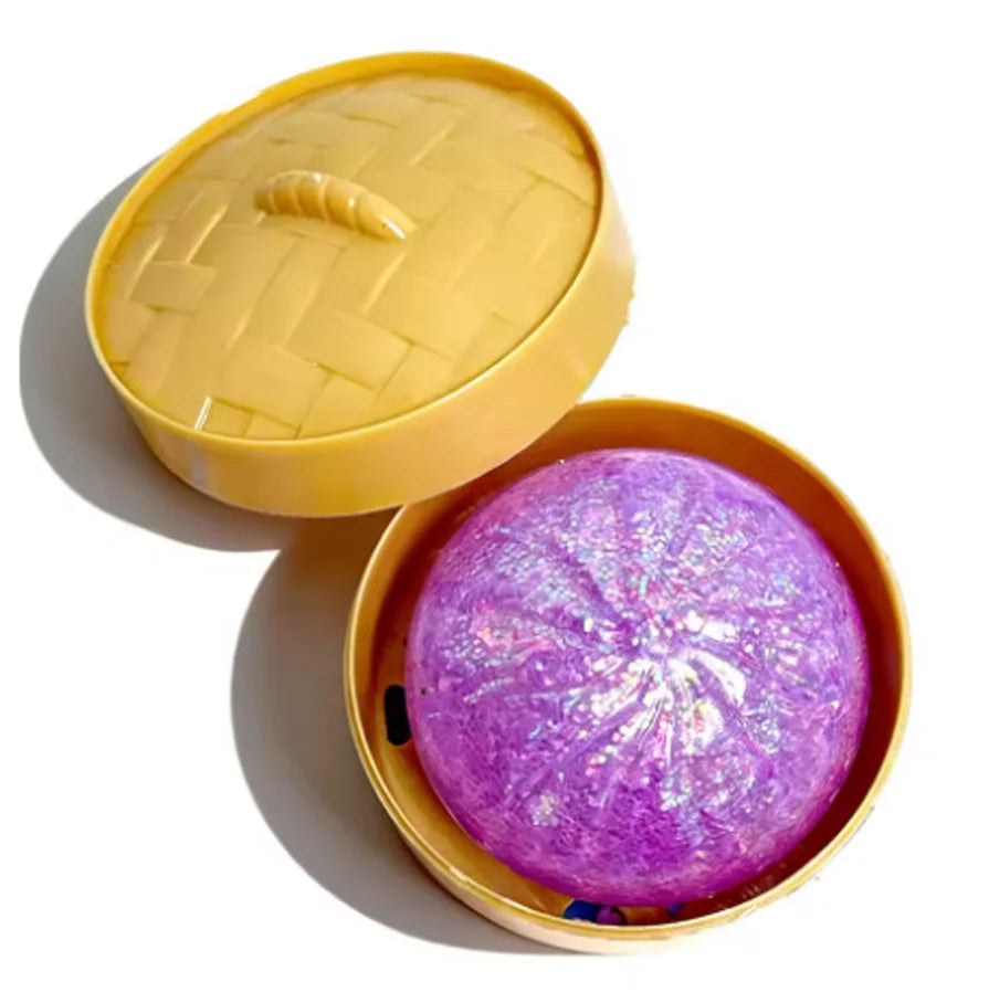 Dumpling Pressure Dumpling Squishies Cute Colorful Bun Toy Slow Rising Stress Relief Fidget Toy for Kids Adults Anti-Anxiety Gif