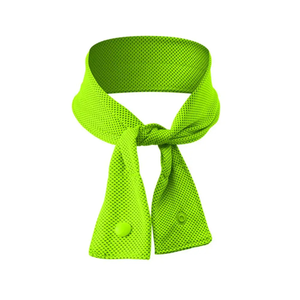 Summer Instant Cooling Ice Necklace Quick Dry Breathable UV Protection Neck Wrap Lightweight Portable Ice Towel for Sports